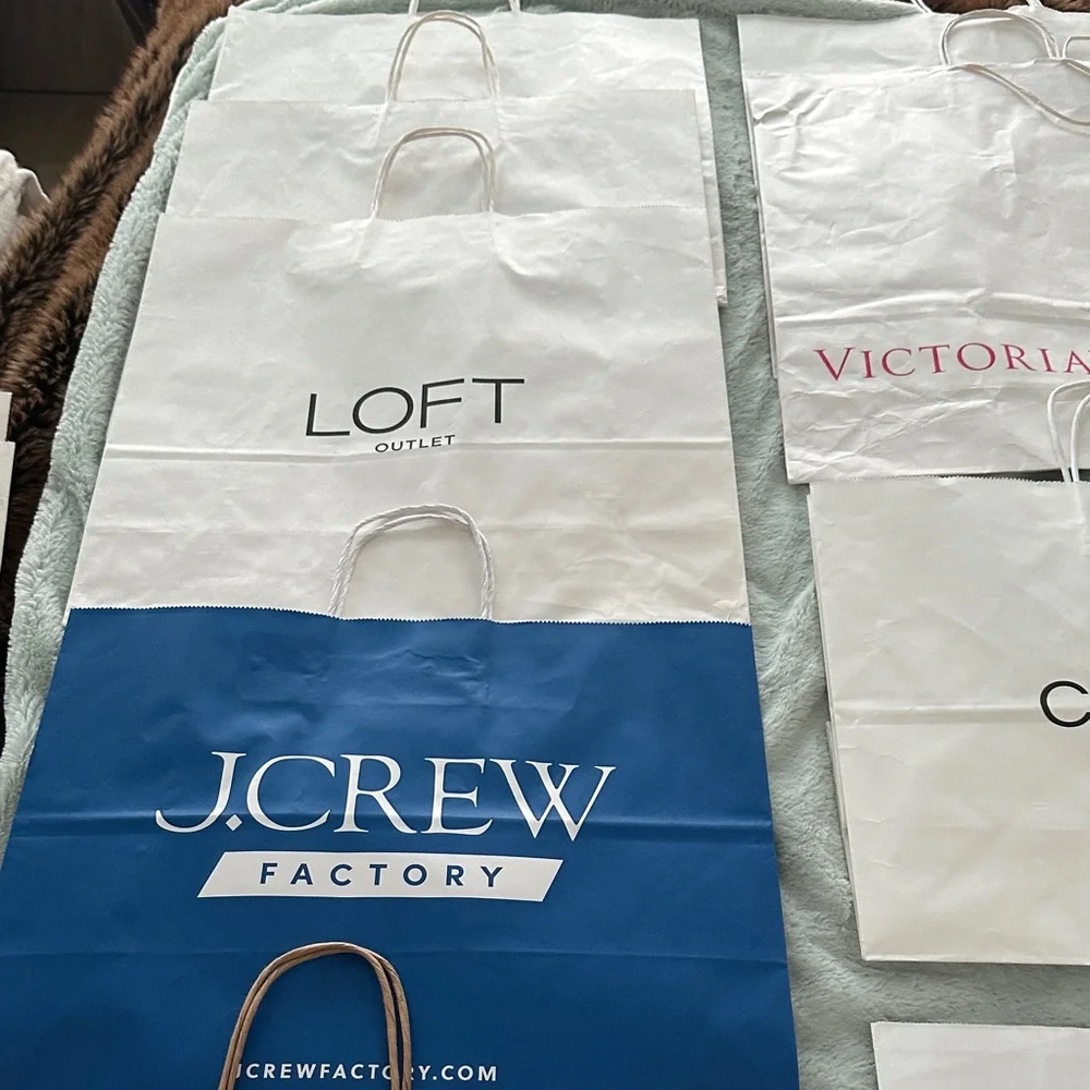 12 Assorted Empty Gift Wrap Bags